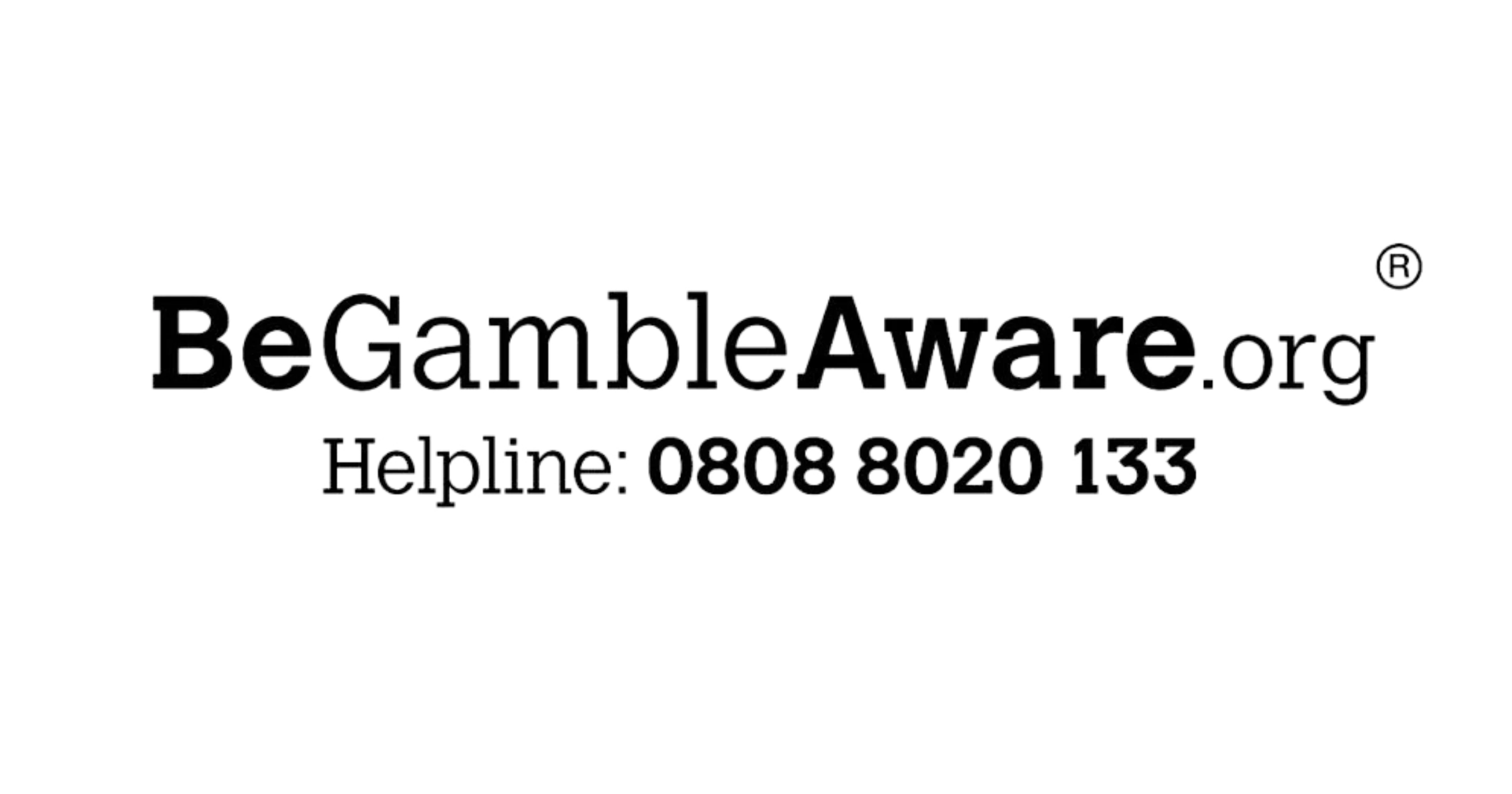 Official logo for the BeGambleAware.org website